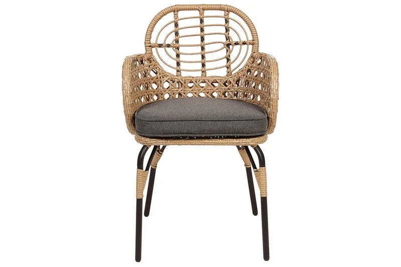 Leamington Karmstol Utomhus - Natural/Beige/Grå/Svart - Utemöbler & utemiljö - Balkong & altan - Balkongmöbler - Balkongstol