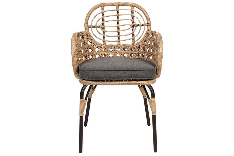 Leamington Karmstol Utomhus - Natural/Beige/Grå/Svart - Utemöbler & utemiljö - Balkong & altan - Balkongmöbler - Balkongstol