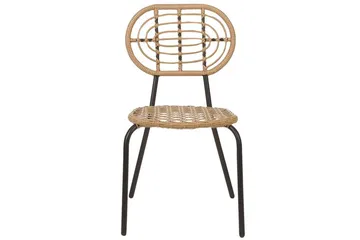 Leamington Matstol Utomhus - Natural/Beige/Svart - Utemöbler & utemiljö - Balkong & altan - Balkongmöbler - Balkongstol