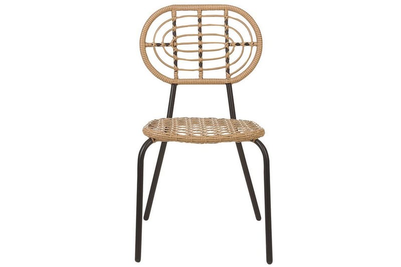 Leamington Matstol Utomhus - Natural/Beige/Svart - Utemöbler & utemiljö - Balkong & altan - Balkongmöbler - Balkongstol