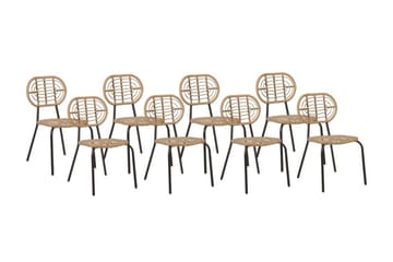 Leamington Matstol Utomhus - Natural/Beige/Svart - Utemöbler & utemiljö - Balkong & altan - Balkongmöbler - Balkongstol