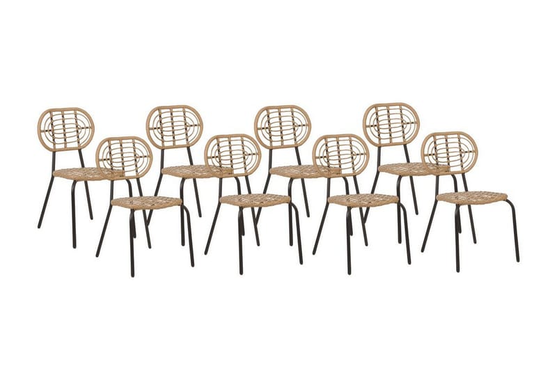 Leamington Matstol Utomhus - Natural/Beige/Svart - Utemöbler & utemiljö - Balkong & altan - Balkongmöbler - Balkongstol