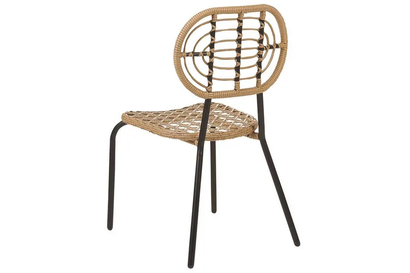 Leamington Matstol Utomhus - Natural/Beige/Svart - Utemöbler & utemiljö - Balkong & altan - Balkongmöbler - Balkongstol