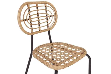 Leamington Matstol Utomhus - Natural/Beige/Svart - Utemöbler & utemiljö - Balkong & altan - Balkongmöbler - Balkongstol