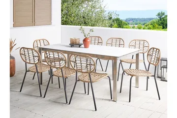 Leamington Matstol Utomhus - Natural/Beige/Svart - Utemöbler & utemiljö - Balkong & altan - Balkongmöbler - Balkongstol