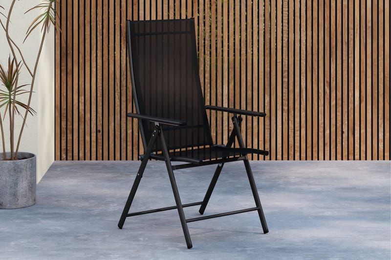 Levanzo Karmstol Utomhus - Svart - Utemöbler & utemiljö - Balkong & altan - Balkongmöbler - Balkongstol