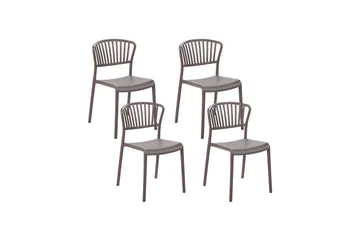 Leverano Matstol Utomhus - Beige - Utemöbler & utemiljö - Balkong & altan - Balkongmöbler - Balkongstol