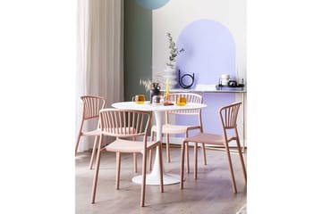 Leverano Matstol Utomhus - Rosa - Utemöbler & utemiljö - Balkong & altan - Balkongmöbler - Balkongstol