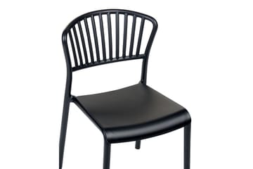 Leverano Matstol Utomhus - Svart - Utemöbler & utemiljö - Balkong & altan - Balkongmöbler - Balkongstol