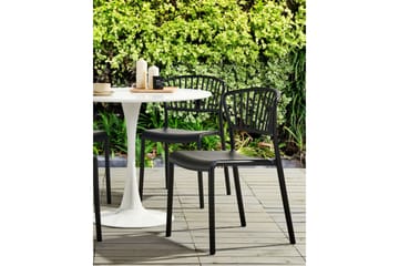 Leverano Matstol Utomhus - Svart - Utemöbler & utemiljö - Balkong & altan - Balkongmöbler - Balkongstol