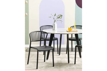 Leverano Matstol Utomhus - Svart - Utemöbler & utemiljö - Balkong & altan - Balkongmöbler - Balkongstol