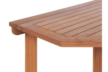 Manuele Hopfällbart Balkongbord och Trädgårdsbord 110 cm Trä - Ljusbrun - Utemöbler & utemiljö - Balkong & altan - Balkongmöbler - Balkongbord