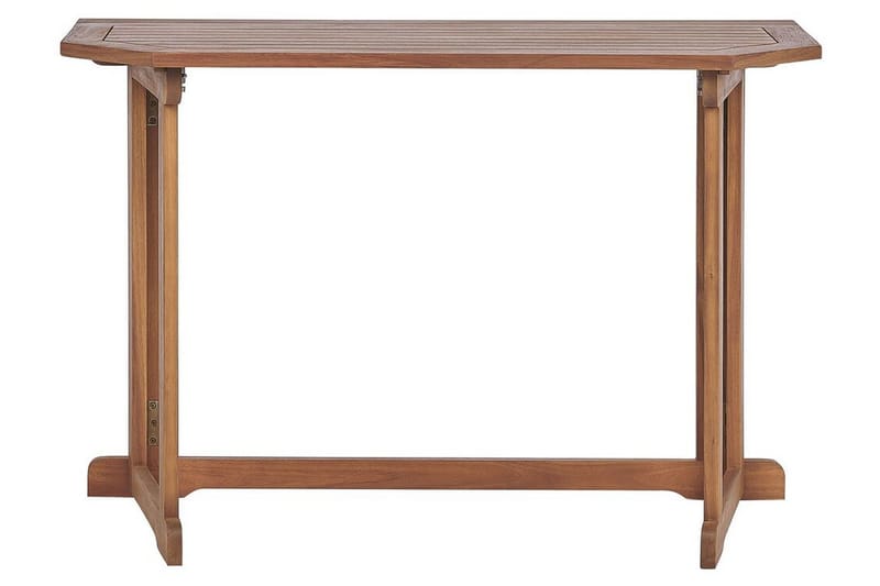 Manuele Hopfällbart Balkongbord och Trädgårdsbord 110 cm Trä - Ljusbrun - Utemöbler & utemiljö - Balkong & altan - Balkongmöbler - Balkongbord