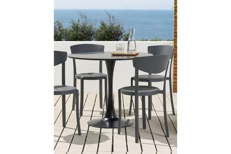 Maple Creek Matstol Utomhus - Mörkgrå - Utemöbler & utemiljö - Balkong & altan - Balkongmöbler - Balkongstol