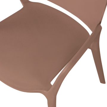 Matstol Bent Utomhus - Laxrosa - Utemöbler & utemiljö - Balkong & altan - Balkongmöbler - Balkongstol