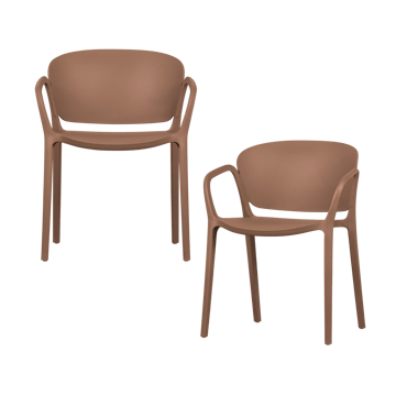 Matstol Bent Utomhus - Laxrosa - Utemöbler & utemiljö - Balkong & altan - Balkongmöbler - Balkongstol