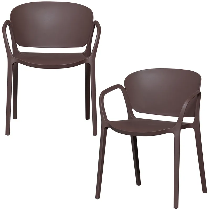 Matstol Bent Utomhus - Lila/Brun - Utemöbler & utemiljö - Balkong & altan - Balkongmöbler - Balkongstol