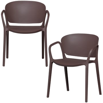 Matstol Bent Utomhus - Lila/Brun - Utemöbler & utemiljö - Balkong & altan - Balkongmöbler - Balkongstol