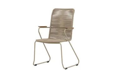 Matstol Bois Utomhus - beige - Utemöbler & utemiljö - Balkong & altan - Balkongmöbler - Balkongstol