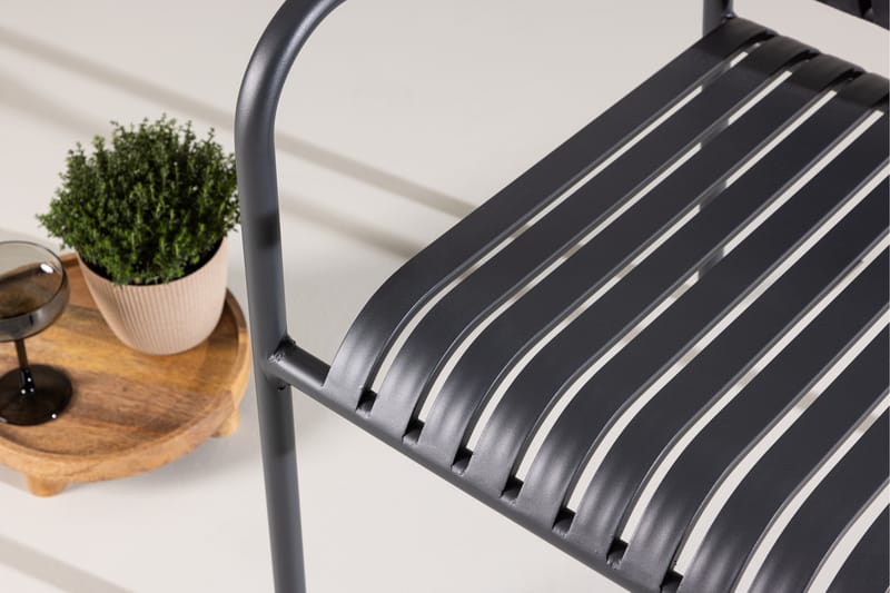 Matstol Utomhus Gardeno Svart - Comfort Garden - Utemöbler & utemiljö - Balkong & altan - Balkongmöbler - Balkongstol
