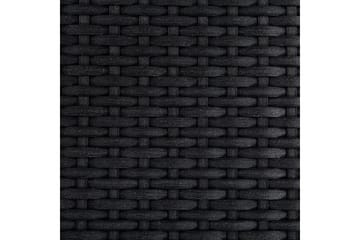 Matstol Grosseto set om 6 Svart/Silver - Svart/Silver - Utemöbler & utemiljö - Balkong & altan - Balkongmöbler - Balkongstol