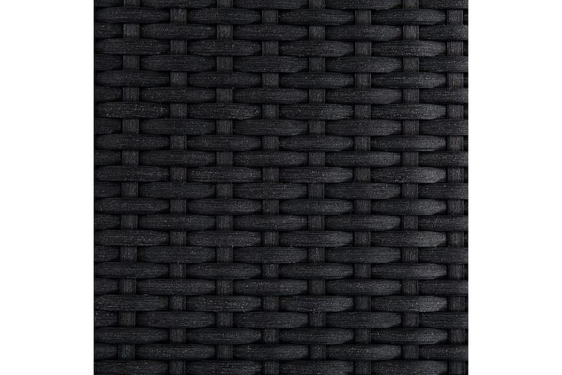 Matstol Grosseto set om 6 Svart/Silver - Svart/Silver - Utemöbler & utemiljö - Balkong & altan - Balkongmöbler - Balkongstol