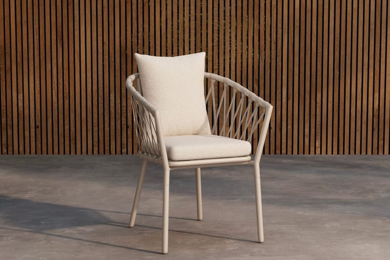 Matstol Linos Utomhus, vit