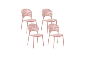 Matstol Utomhus Casarano - Rosa - Utemöbler & utemiljö - Balkong & altan - Balkongmöbler - Balkongstol