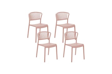 Matstol Utomhus Leverano - Rosa - Utemöbler & utemiljö - Balkong & altan - Balkongmöbler - Balkongstol