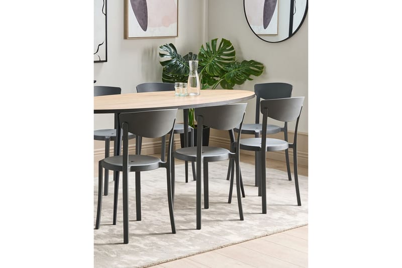 Matstol Utomhus Maple Creek - Mörkgrå - Utemöbler & utemiljö - Balkong & altan - Balkongmöbler - Balkongstol