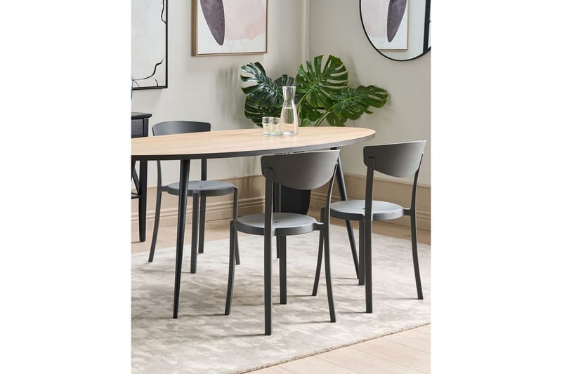 Matstol Utomhus Maple Creek - Mörkgrå - Utemöbler & utemiljö - Balkong & altan - Balkongmöbler - Balkongstol