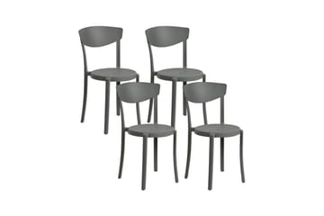 Matstol Utomhus Maple Creek - Mörkgrå - Utemöbler & utemiljö - Balkong & altan - Balkongmöbler - Balkongstol