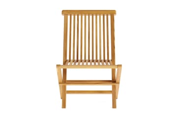 Menorca Hopfällbar Matstol i trä Utomhus - Teak / Natur - Utemöbler & utemiljö - Balkong & altan - Balkongmöbler - Balkongstol