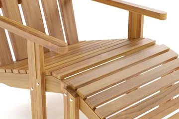 Menorca Karmstol - Solstol i trä Utomhus - Teak / Natur - Utemöbler & utemiljö - Balkong & altan - Balkongmöbler - Balkongstol