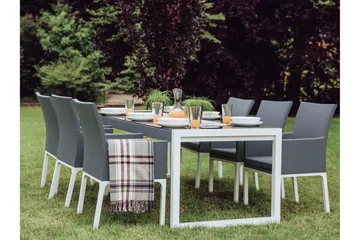 Monteroni Karmstol Utomhus - Grå/Vit - Utemöbler & utemiljö - Balkong & altan - Balkongmöbler - Balkongstol