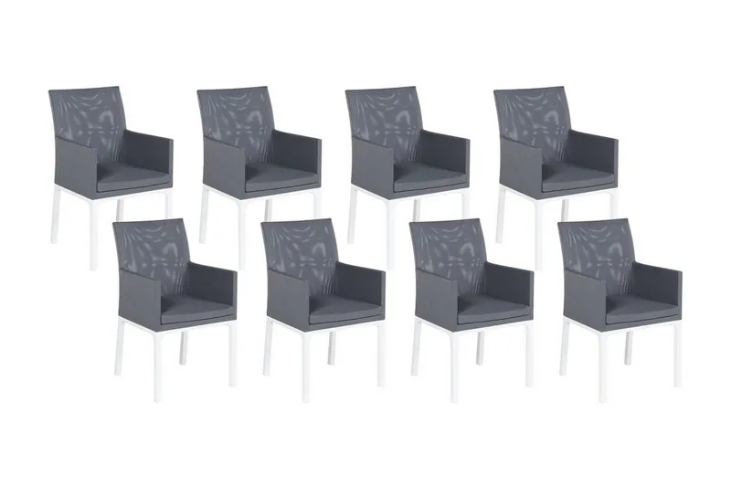 Monteroni Karmstol Utomhus - Grå/Vit - Utemöbler & utemiljö - Balkong & altan - Balkongmöbler - Balkongstol