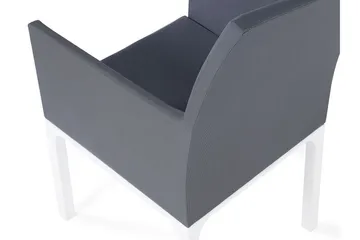 Monteroni Karmstol Utomhus - Grå/Vit - Utemöbler & utemiljö - Balkong & altan - Balkongmöbler - Balkongstol