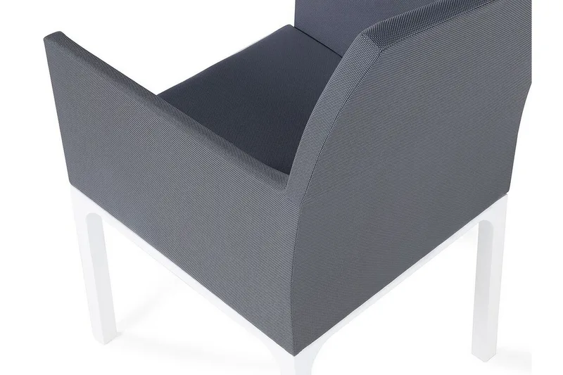 Monteroni Karmstol Utomhus - Grå/Vit - Utemöbler & utemiljö - Balkong & altan - Balkongmöbler - Balkongstol