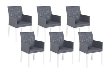 Monteroni Karmstol Utomhus - Grå/Vit - Utemöbler & utemiljö - Balkong & altan - Balkongmöbler - Balkongstol