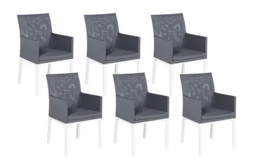 Monteroni Karmstol Utomhus - Grå/Vit - Utemöbler & utemiljö - Balkong & altan - Balkongmöbler - Balkongstol