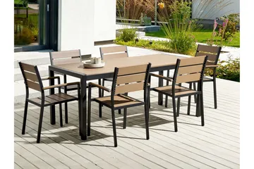 Pereta Karmstol Utomhus - Ljusbrun/Svart - Utemöbler & utemiljö - Balkong & altan - Balkongmöbler - Balkongstol