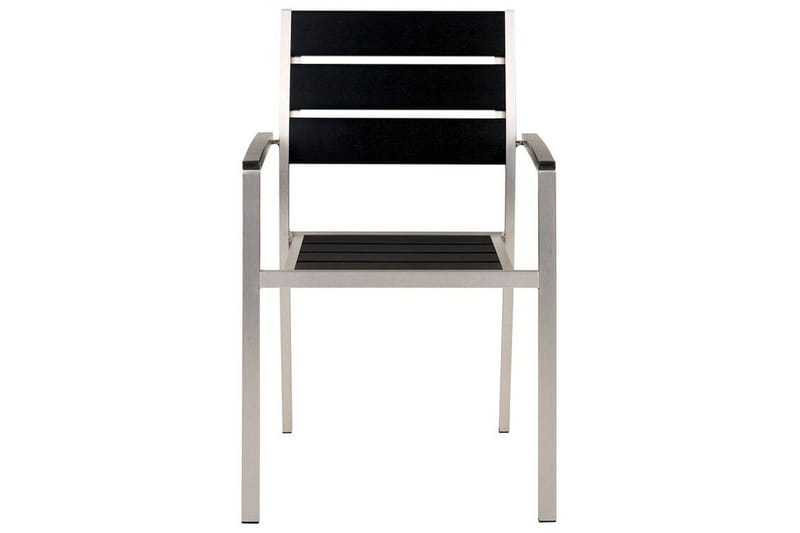 Pereta Karmstol Utomhus - Svart/Silver - Utemöbler & utemiljö - Balkong & altan - Balkongmöbler - Balkongstol