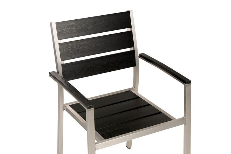 Pereta Karmstol Utomhus - Svart/Silver - Utemöbler & utemiljö - Balkong & altan - Balkongmöbler - Balkongstol