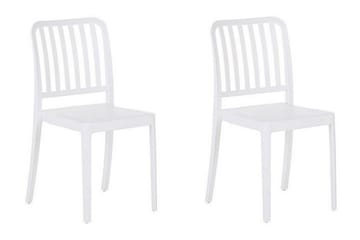 Pesaro Matstol Utomhus - Vit - Utemöbler & utemiljö - Balkong & altan - Balkongmöbler - Balkongstol