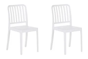 Pesaro Matstol Utomhus - Vit - Utemöbler & utemiljö - Balkong & altan - Balkongmöbler - Balkongstol