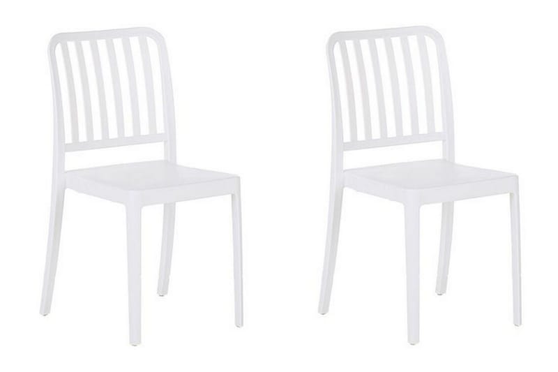 Pesaro Matstol Utomhus - Vit - Utemöbler & utemiljö - Balkong & altan - Balkongmöbler - Balkongstol