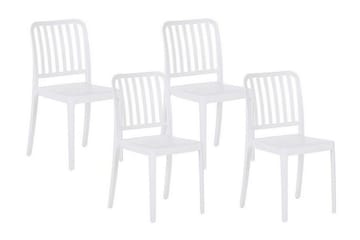 Pesaro Matstol Utomhus - Vit - Utemöbler & utemiljö - Balkong & altan - Balkongmöbler - Balkongstol