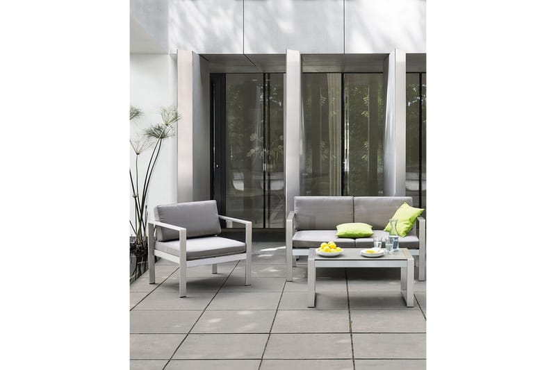 Racale Karmstol Utomhus - Ljusgrå - Utemöbler & utemiljö - Balkong & altan - Balkongmöbler - Balkongstol