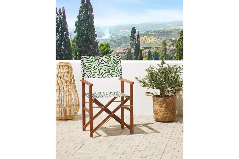 Salve Karmstol Utomhus - Brun/Grön/Vit - Utemöbler & utemiljö - Balkong & altan - Balkongmöbler - Balkongstol