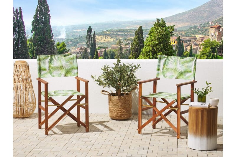 Salve Karmstol Utomhus - Brun/Grön/Vit - Utemöbler & utemiljö - Balkong & altan - Balkongmöbler - Balkongstol